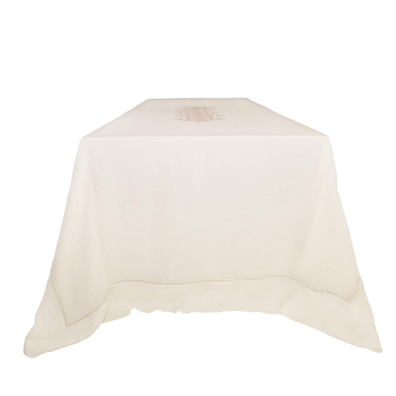 LINEN GAUZE TABLECLOTH CREAM KOUTUBIA®