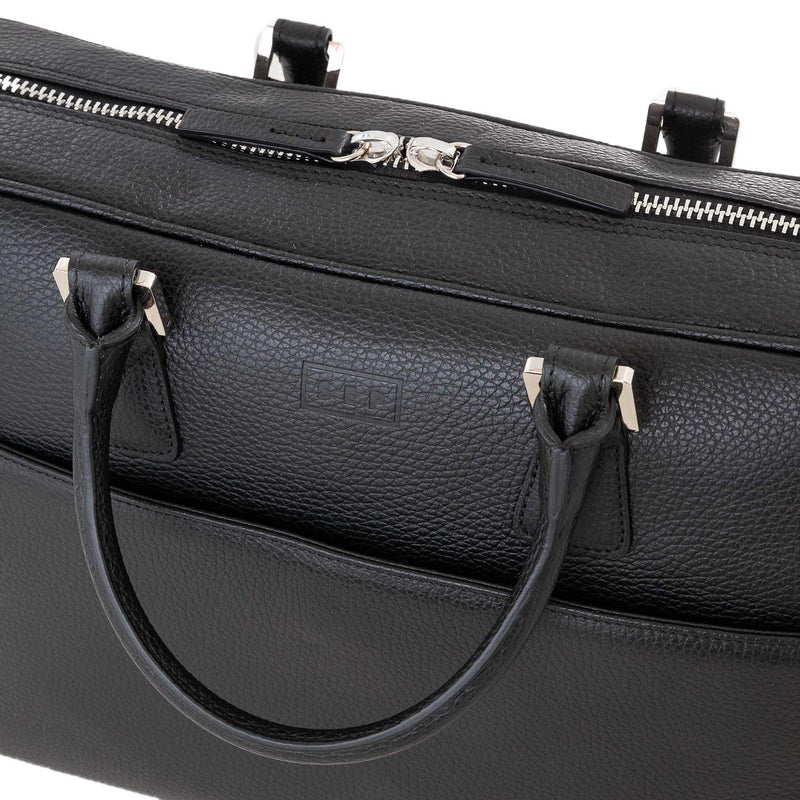 GRAIN LEATHER SLIM BRIEFCASE