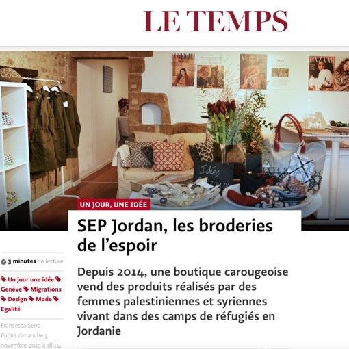 SEP featured in Le Temps
