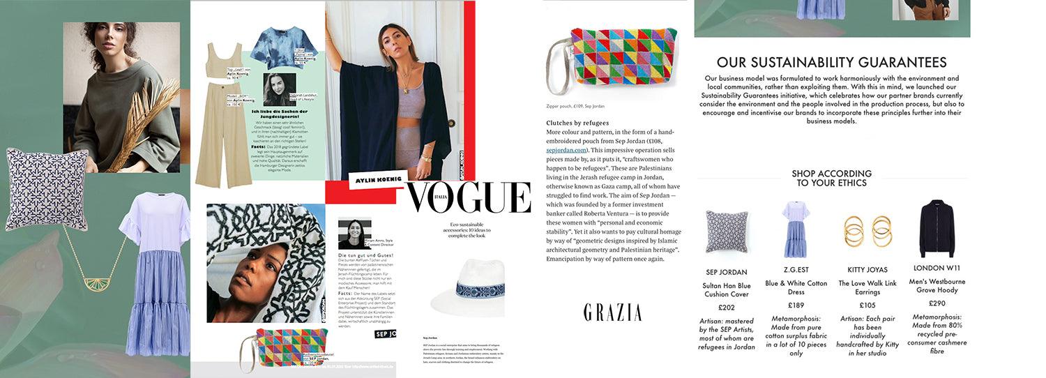 SEP in the Press: Vogue, Curio, The Times, The Wellness Feed, Arcadia, Euronews