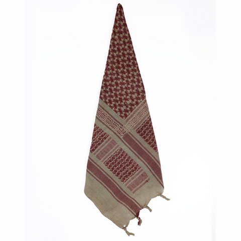 BROWN  CASHMERE TRIANGLE SCARF | WAVES