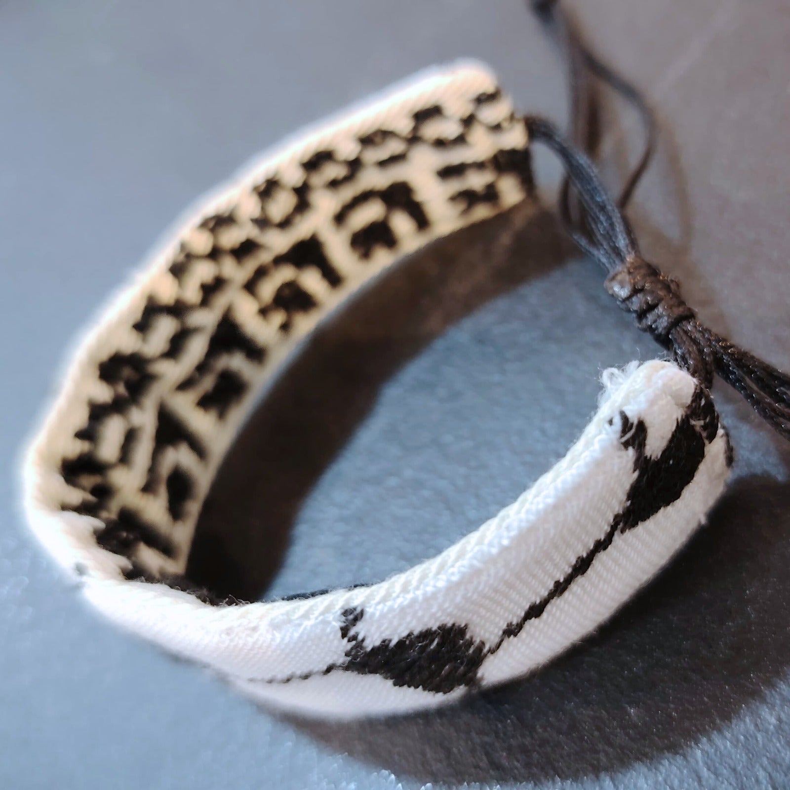 KEFFIYEH EMBROIDERED BRACELET