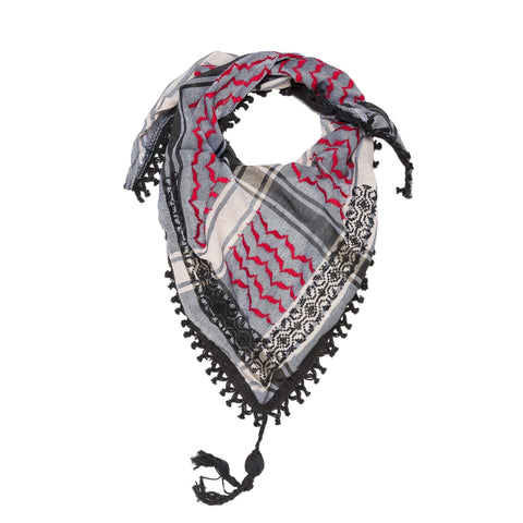MINI COTTON TRIANGLE KEFFIYEH