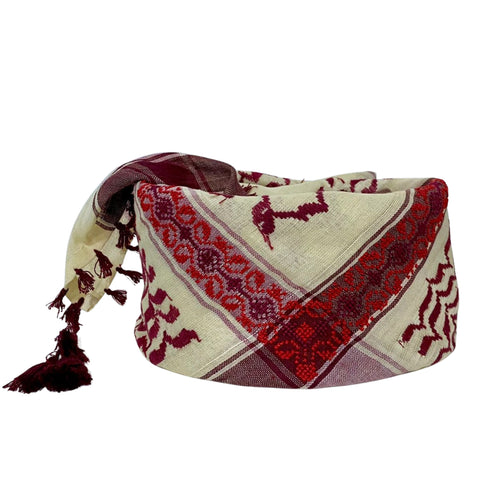 BEIGE LINEN PANAMA WEEKENDER BAG PUTRAJAYA