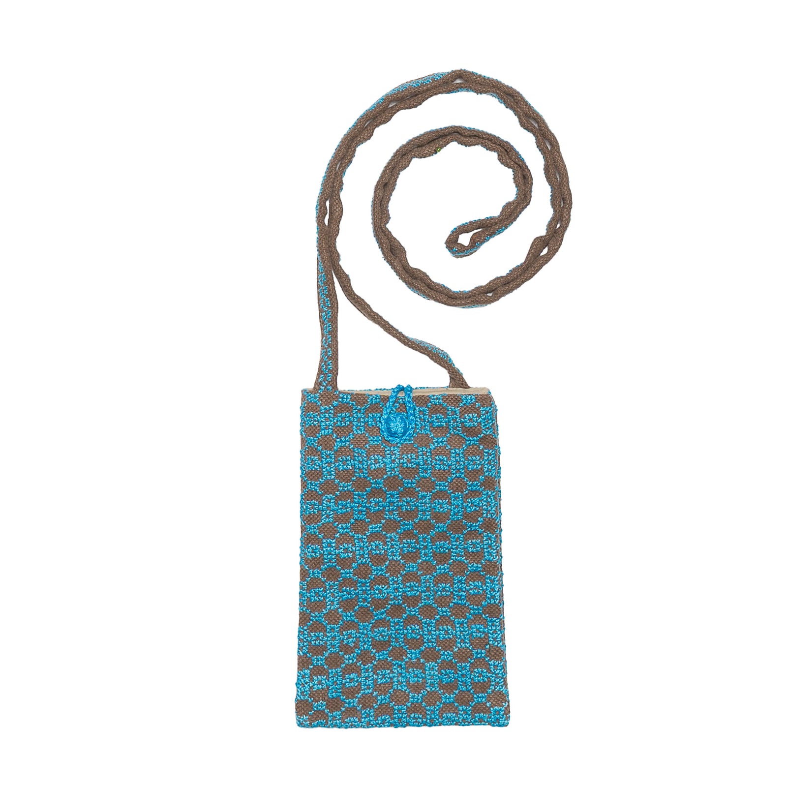COTTON & LINEN PHONE POUCH | BEEHIVE