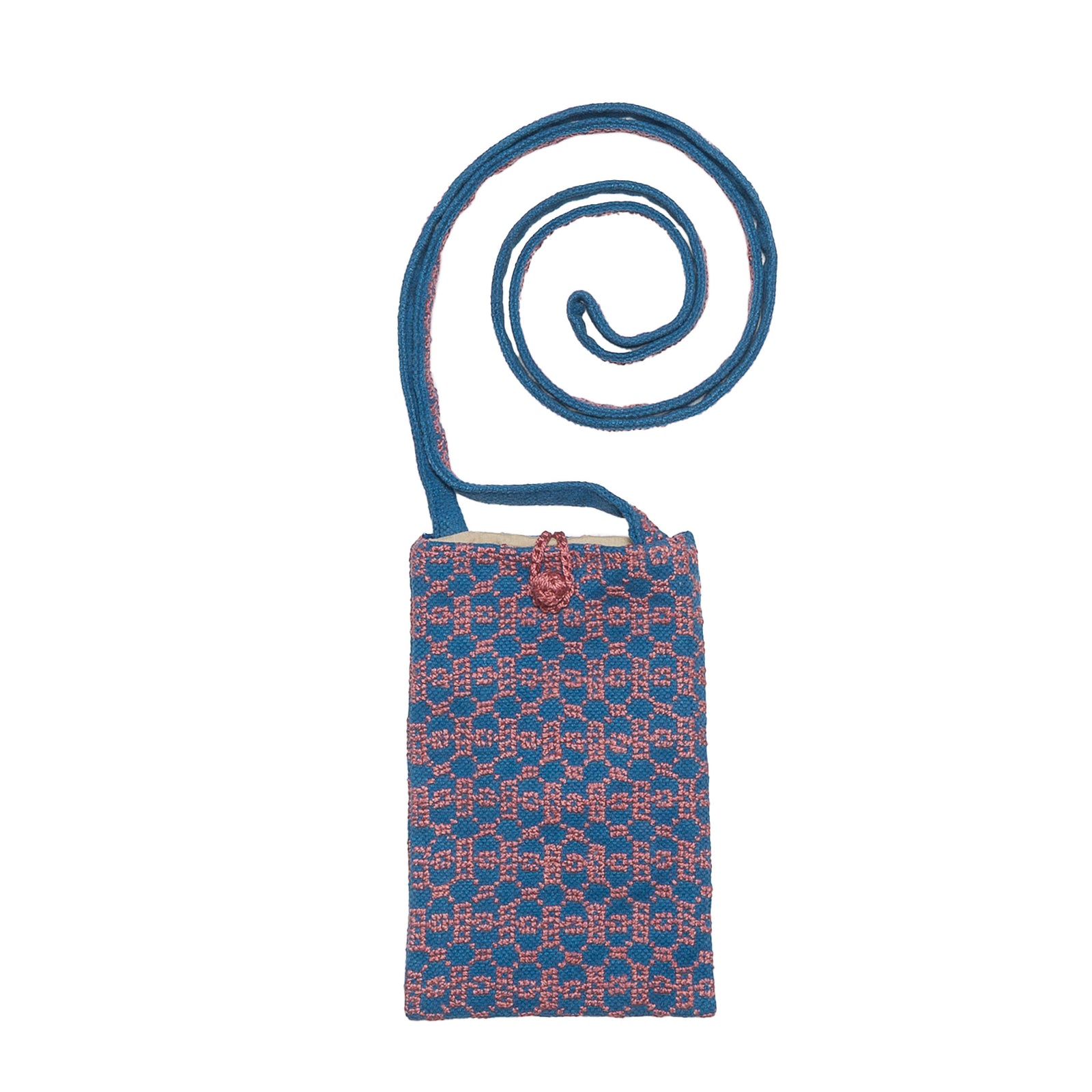 COTTON & LINEN PHONE POUCH | BEEHIVE