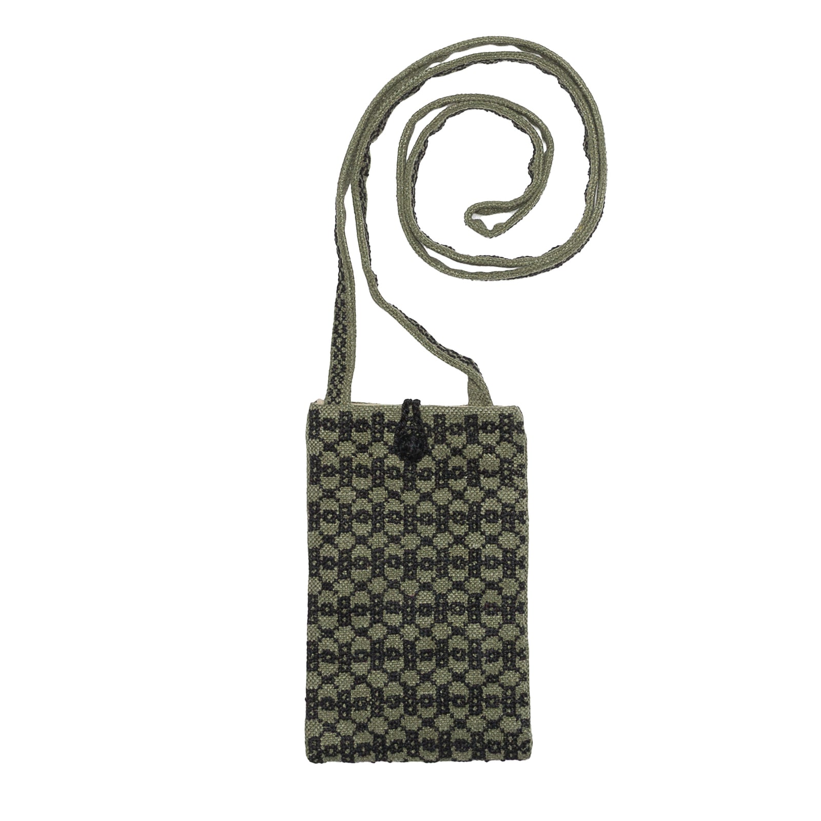COTTON & LINEN PHONE POUCH | BEEHIVE