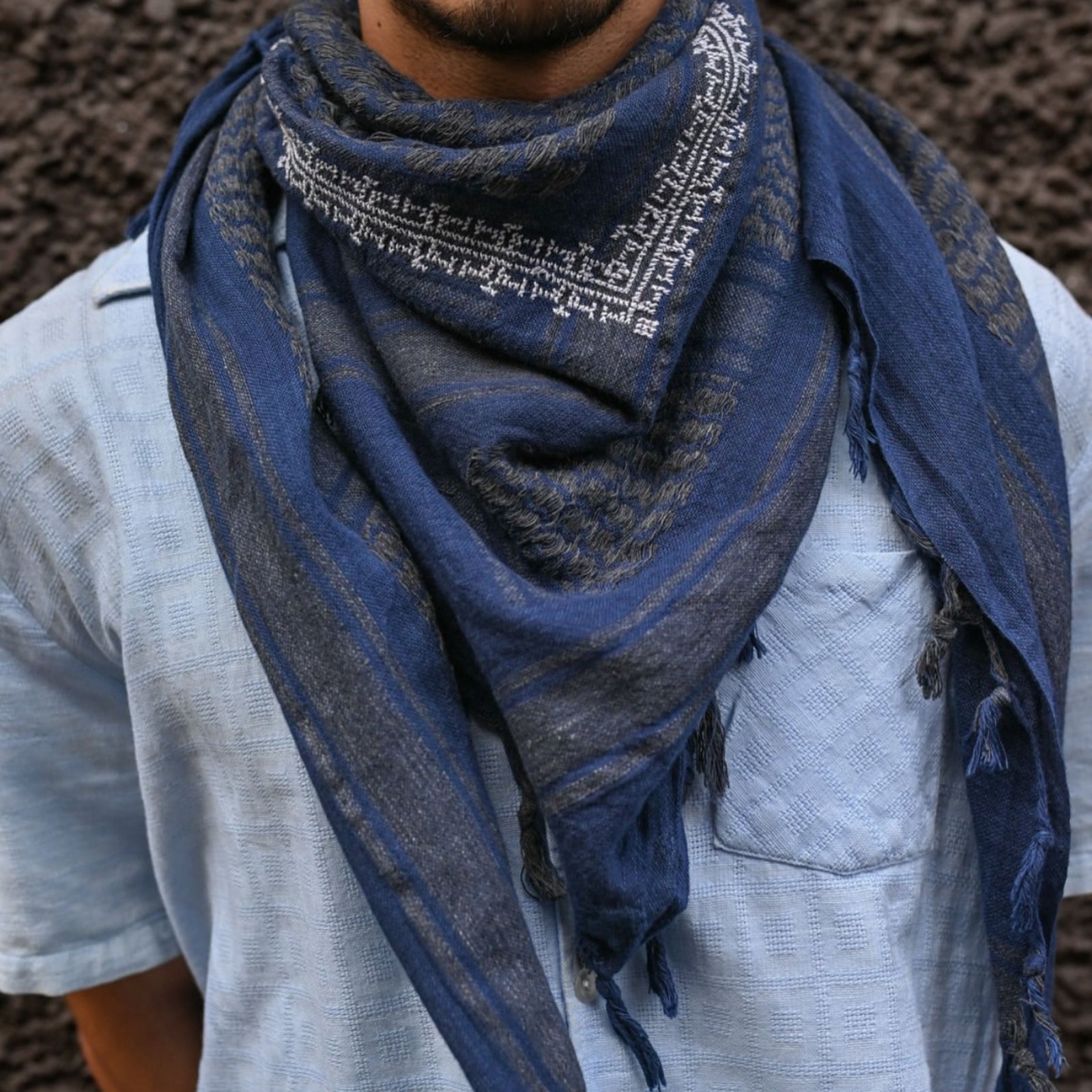 Graphite & Dark Blue