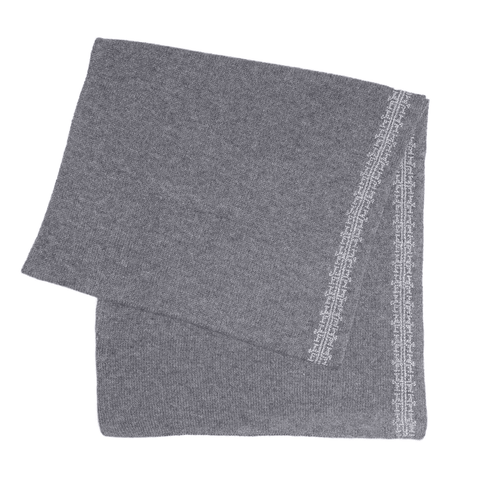 GRAY CASHMERE MITTENS