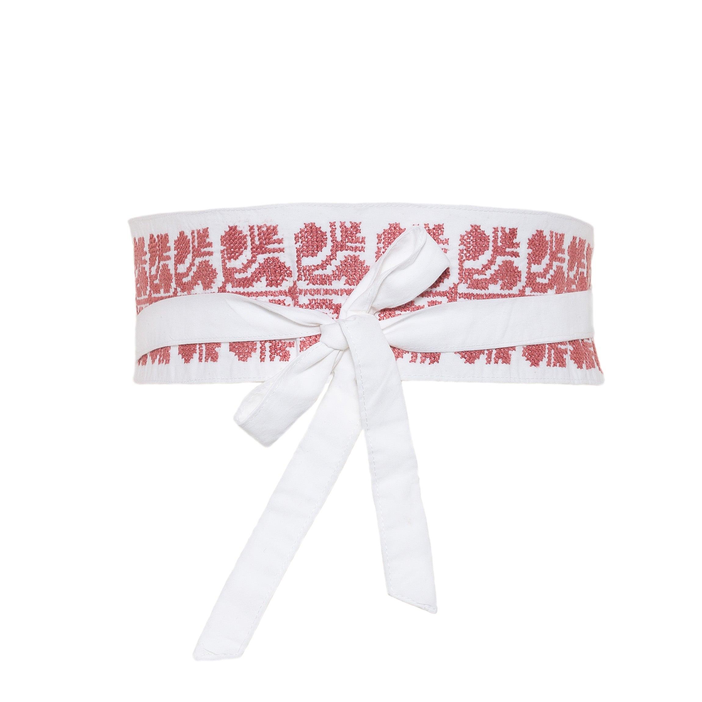 WHITE COTTON OBI BELT – SEP Textiles UG